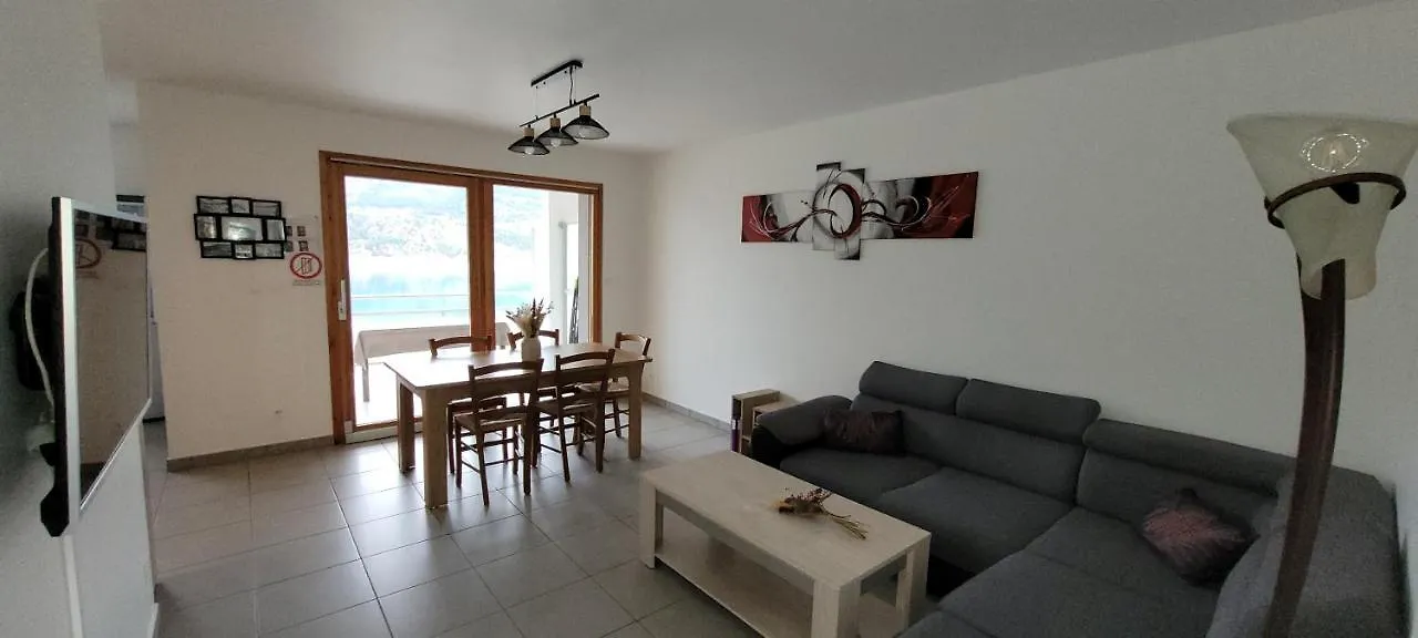 T3 Savines Le Lac - 2 Chambres Et Terrasse Avec Vue Imprenable Sur Les Montagnes ! 0*,